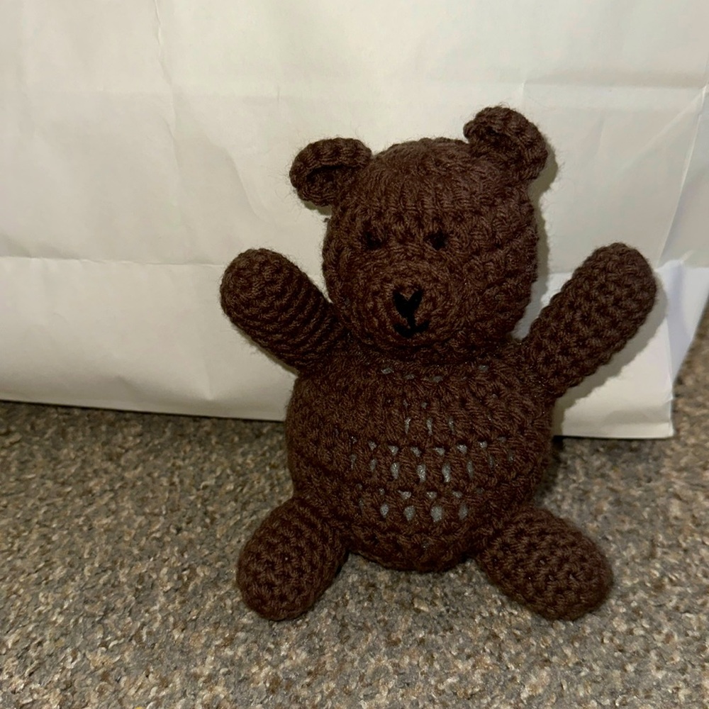 NEW HANDMADE CROCHET TEDDY BEAR